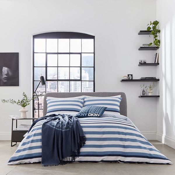 Urban Stripe Bedding - Blue